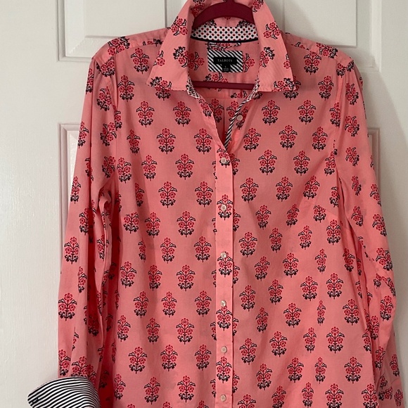 Talbots Button Down Shirt - Pink - Picture 2 of 11